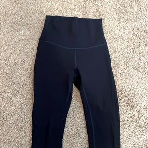Lululemon 26” navy mid-rise leggings
